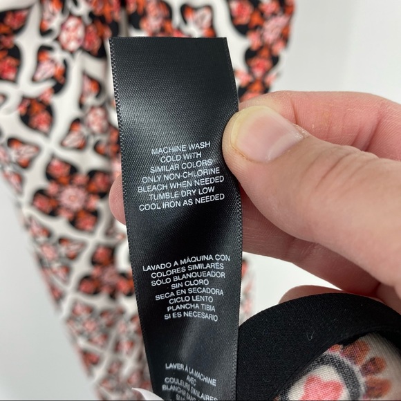 White House Black Market  Twist Detail Printed Knit Maxi Dress Size Small - Picture 7 of 11